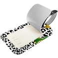thumbnail image 2 of Square 2Pack PU Leather Dinosaur Cruise Luggage Tag with Privacy Cover and Name ID Tag for Travel Handbags Backpacks Luggage Tags, 2 of 6