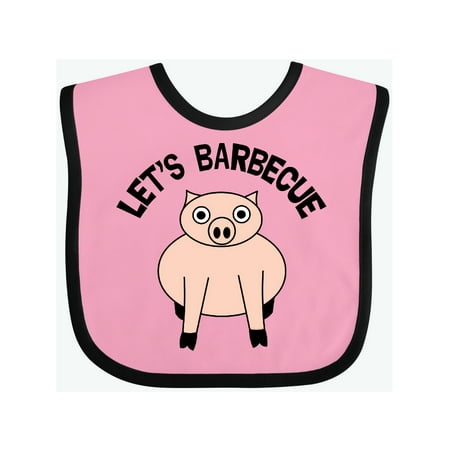 

Inktastic Let s Barbecue Pig Gift Baby Boy or Baby Girl Bib