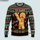 thumbnail image 2 of Suéteres de punto feos de Navidad con forma de hombre de jengibre, muérdeme, para Halloween, regalo de Navidad, para parejas, fiestas, unisex, informales, 1, 2 of 5