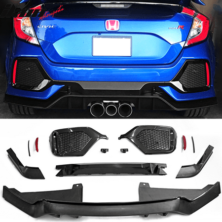 Compatible With 17 20 Honda Civic Hatchback Type R Rear