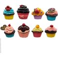 thumbnail image 3 of 8 pcs/Set 3D Resin Refrigerator Magnets Series Home Decor Fridge Magnetic Stickers Photo Office Message Kitchen Accessories bxt refrigerator magnet, 3 of 5
