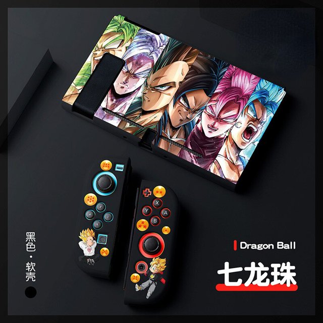 Funda protectora de Goku de Dragon Ball para Nintendo Switch, carcasa de TPU suave para Nintendo Switch NS OLED, accesorios de Host