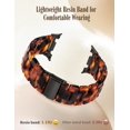 thumbnail image 3 of Wearlizer Resin Band Compatible with Samsun Galaxy Watch 8 40mm 44mm/Watch 8 Classic 46mm, Lightweight Bracelet Strap for Women Men, 3 of 5