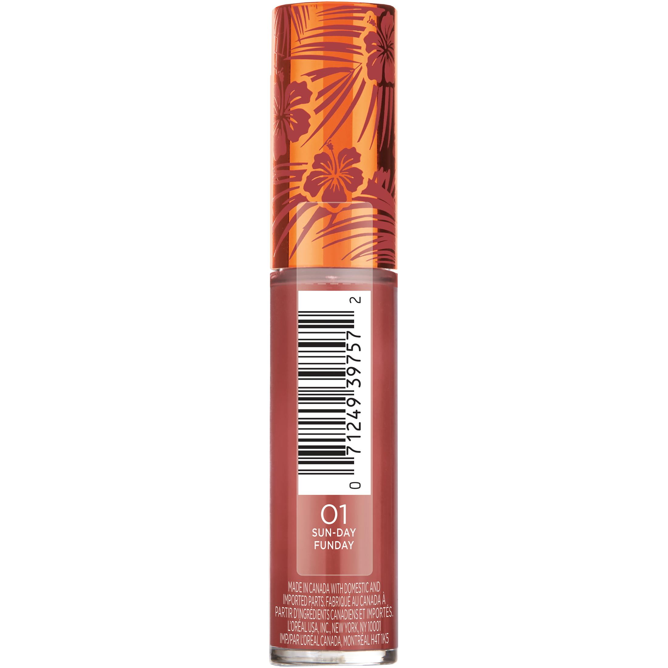 L'Oreal Paris Makeup Summer Belle Makeup Collection Glowing Lip Gloss, Sunday Funday