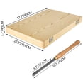 thumbnail image 2 of Juego de cinceles para madera Vevor de 8 piezas con caja de madera HSS Steel, 2 of 9