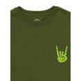 thumbnail image 3 of Wonder Nation Boys Bones Rock On T-Shirt with Short Sleeves, 3 of 3
