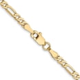 thumbnail image 6 of Auriga Fine Jewelry 14K Yellow Gold 2.75mm Figaro Chain Necklace 18inch for Women, 6 of 6