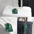 thumbnail image 6 of Seahorse Square PU Leather Luggage Tags, 2 Pack, with Privacy Cover and Stainless Steel Ring - Suitable for Travel, Backpack, Handbag - Bag Tags, Handbag Tags, 6 of 7