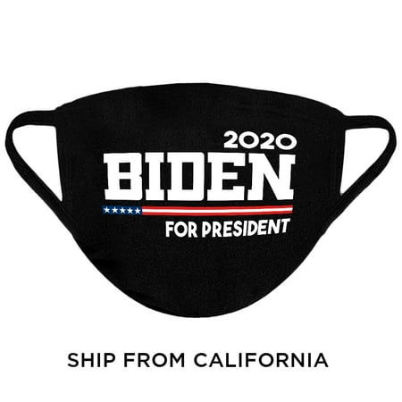 Biden for President 2020 Face Mask Democrats Joe Biden Adult Prints Washable Reusable Cloth Nose Mouth Face Mask 3 Layered Breathable Facial Cover Adult Protection Biden for President 2020 Face Mask