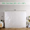 thumbnail image 4 of Funda para colchón Lauliven, tamaño doble, 99 x 254 cm, paquete de 2 unidades, 5 mil, 4 of 6