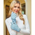 thumbnail image 5 of FZ FANTASTIC ZONE Women's Winter Warm Touchscreen Cable Knit Gloves Elastic Cuff Fleece Lined Thermal Gloves for Texting Driving, 5 of 6