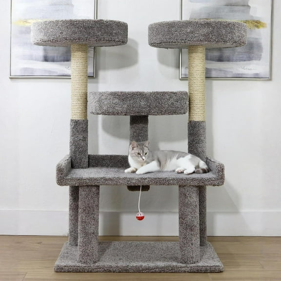 Prestige Cat Trees 46-in XXL Heavy Duty  Tree, Gray