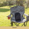 thumbnail image 5 of ARROWHEAD OUTDOOR Portable Folding Camping Quad Chair w/ 4-Can Cooler, Cup-Holder, Heavy-Duty Carrying Bag w/ Easy Carry Shoulder Strap, 5 of 7