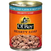 Ol' Roy Hearty Loaf New York Strip Flavor In Meaty Juices Wet Dog Food, 13.2 Oz