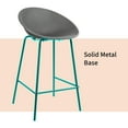 thumbnail image 6 of 2xhome Set of 2 Mid-Century Modern BarStool Metal Frame with Breathable Perforated Egg Shaped Seat for Indoor/Outdoor Use, 6 of 11