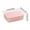 Pink, variant on Moocorvic Art Portfolio Case, Plastic Presentation Folder Clear Protectors Display Document Organizer for Music Drawing for School Office Business 30 Page A4