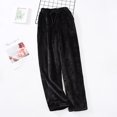 thumbnail image 2 of yievot Womens Fleece Pajama Lounge Pants Warm Comfy Velvet Long Pants Home Pants with Pocket, 2 of 6