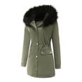 thumbnail image 6 of Women's Winter Coat Warm Puffer Jacket Waterproof Winter Parka Coat with Hood, 6 of 6