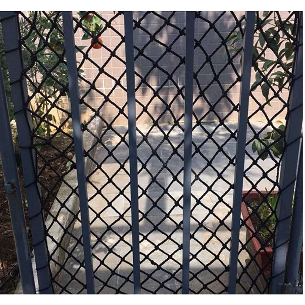 Selm Black Rope Net, Child Protection Net Balcony Window Safety Net