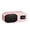 pink, variant on Alarm Clock Wireless Speaker with Mirror HD Display, Metal Diaphragm for Superior Bass, Stereo Sound, Multiple Play Modes: Wireless/Tf/Usb/Aux/Tws, Type-C Charging, for Bedroom, Office Desk And Gifts