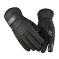 thumbnail image 2 of Eoperou Winter Outdoor Gloves Touch Screen Adjustable Full Finger Hand Protection Thicken Keep Warm Plush Lining Men Women Windproof Cycling Gloves Ridding Accessories, 2 of 7