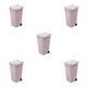 thumbnail image 3 of Advancent Cubos de basura con ruedas de amplia aplicación: construcción resistente para un bote de basura de escritorio fácil de limpiar, rosa Type2 NO2, 3 of 6