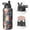 Black-75, variant on Insulated Stainless Steel Water Bottle with Cute Dog & Paw Print Design - BPA Free Double Walled 18/8 Food Grade Copper Layer for Sports & Outdoor Activities (Leakproof & Sweat-Free)