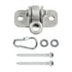 thumbnail image 5 of Gancho giratorio para columpio con hebilla de hierro, kit de herrajes para gancho de columpio, tornillos de montaje para techo con hebilla de tornillo, 5 of 9