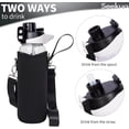 thumbnail image 3 of 26 oz Sports Glass Water Bottle with Straw & Time Marker, Motivational Daily Drinking Bottle for Bike, Walking, Travel, 3 of 6