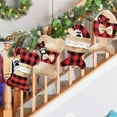 thumbnail image 7 of Baywell Dog Christmas Stockings, Red Knit Dog Stockings with Picture Frame, Bone Shape Pet Stockings for Dogs Christmas Holiday Decoration, 7 of 7