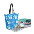 thumbnail image 2 of FORMRS Womens Canvas Tote Bag with Zipper Inner Pocket Shoulder Handbag, Blue Bears, 2 of 7