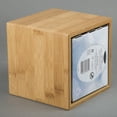 thumbnail image 3 of Creative Home Bamboo Square Box Holder Tissue Cover, Dispenser, Natural Finish, 3 of 3