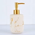 thumbnail image 3 of MOCA AUTOPARTS Marble Look Bathroom Accessories Set, 3-Piece, White, Ceramic, 3 of 9