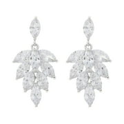 AMRITA SINGH JEWELRY Amrita Singh Jolanta Cubic Zirconia Leaf Drop Earring
