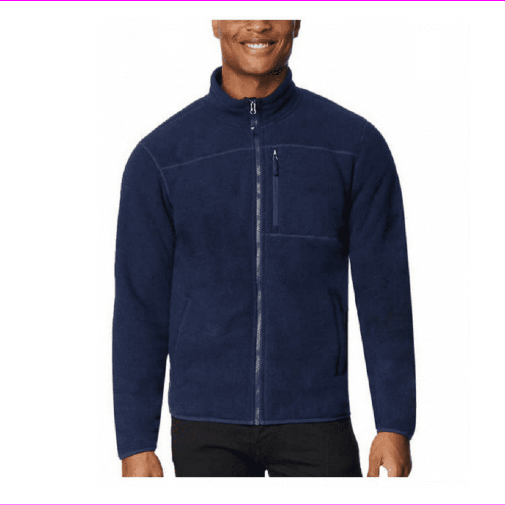 32 Degrees 32 Degrees Heat Men s Sherpa Lined Fleece Full Zip Jacket 