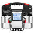 thumbnail image 1 of Electroestimulador  Belug Muscular 4 Canales 48 Modos 8pad PLATA NEGRO, 1 of 5