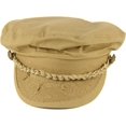 thumbnail image 3 of LAICAIW Men's Summer Cotton Greek Fisherman Sailor Fiddler Driver Hat Flat Cap, 3 of 4