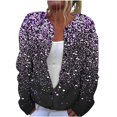 thumbnail image 2 of Puntoco Blusa Estampada De Moda Para Mujer, Blusa De Manga Larga, Sudadera Con Bolsillos Y Capucha, 2 of 5