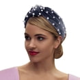 thumbnail image 2 of Bandeau Gris en Velours Noué pour Ongles et Perles Accessoire Cheveux, 2 of 5