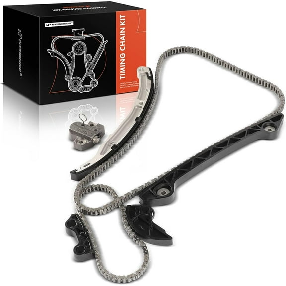 A-Premium 7PCS Engine Timing Chain Kit W/Tensioner & Guide Compatible with Mazda - 3 2004-2007, 6 2003-2007, 5 2006-2007 - L4 2.3L - Replace# L32114500A, L30512614