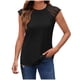 thumbnail image 1 of Pantalones Cortos para Mujeres Sexy Casual Suelto Cuello Redondo Encaje Patchwork Top, Plisado Pecho Manga Corta Blusa para el Uso Diario, Fiesta Y Fecha, 1 of 9