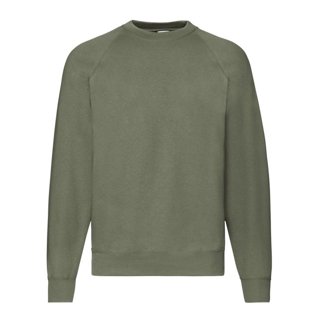 Fruit of the Loom Mens Classic Raglan Sweatshirt