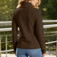 thumbnail image 7 of IUYRTFE Women's Fleece Zip-Up Jacket Stand Collar Long Sleeve Casual Coat with Pockets, 7 of 7