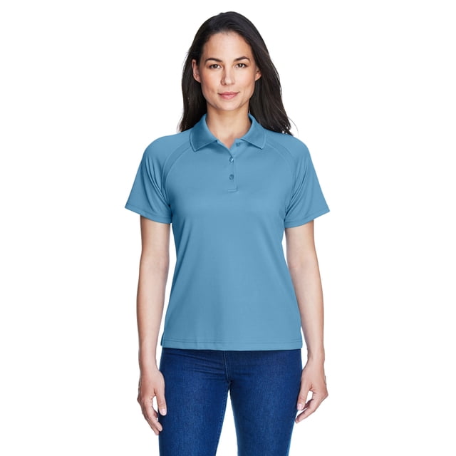 Polo texturizado otomano Extremo Eperformance™ para mujer RIVIERA BLUE XS