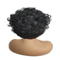 thumbnail image 3 of LHWEN Fashion Wavy Natural Short Curly Wig for Women Black Synthetic Heat Realistic Look Adjustable Rose Net Comfortable Wear for Parties Daily Use Stylish Feminine Design, 3 of 8