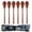 Coffee, variant on zttd wooden spoons 6 pieces wood soup spoons for eating mixing stirring cooking long a