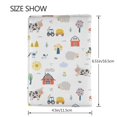 thumbnail image 3 of Pofeuu Farm Animals Print Travel Document Organizer Passport Holder Men Women for Family (6.5 in x 4.5 in),Wallet Holder Credit Card Clutch Bag Case, 3 of 5