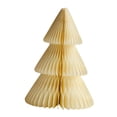 thumbnail image 3 of Adorno Navideño de Papel para árbol de Navidad, Estatua de árbol de Navidad, Manualidades, Adorno Decorativo de Mesa para El Hogar O La Sala de Estar. Caqui 15 cm, 3 of 8