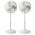 thumbnail image 1 of Lasko Ventilateur sur Pied Oscillant à 3 Vitesses de 16 Pouces, Réglable, pour Plancher (Lot de 2), 1 of 6