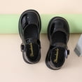 thumbnail image 5 of Shoes for Kids Mary Jane Girls Dress Shoes School Shoes for Girls Non-Slip Party Wedding Low Heel Flats Shoes Black 33, 5 of 5
